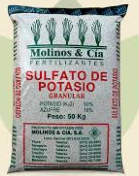 BOLSAS DE SULFATO UNIDAD