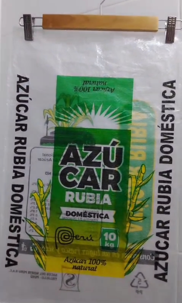 Saco vacío de azúcar rubia doméstica 100% Natural