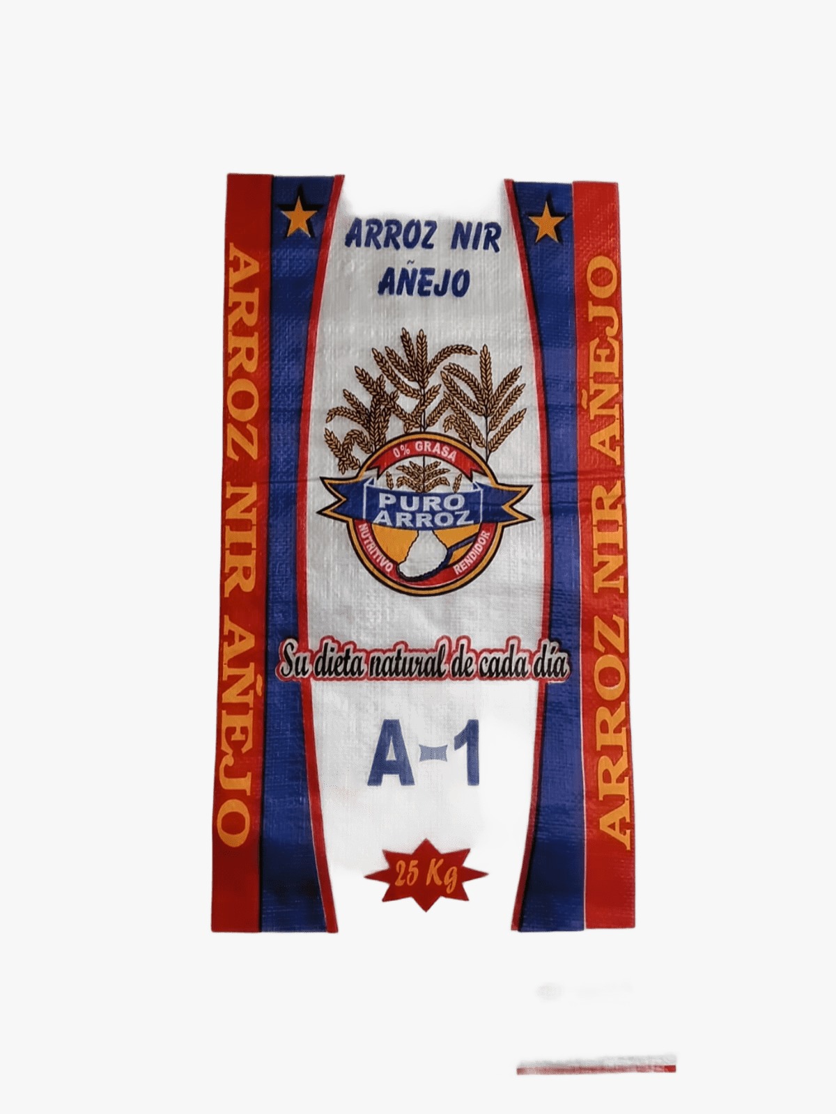 Saco de Arroz Nir Añejo "Puro Arroz" vacio