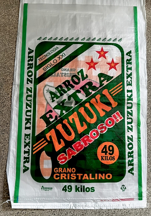 Saco vacío de arroz extra "Zuzuki"