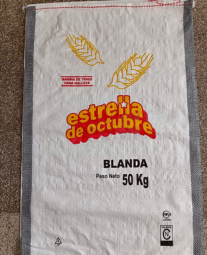 Saco vacío para arroz "Estrella de Octubre"